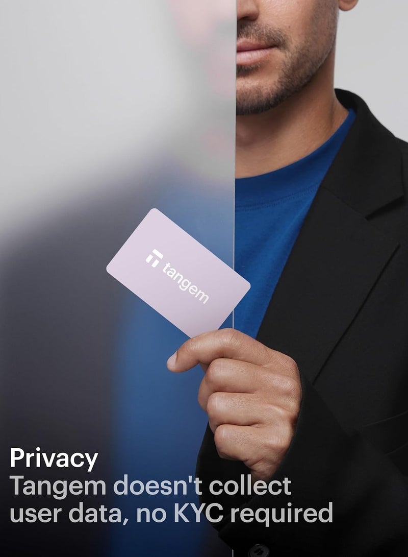 tangem محفظة العملات الرقمية 2.0 [عبوة من 3 بطاقات] - سماء وردية - Image 4